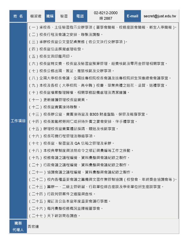 秘書室同仁圖片